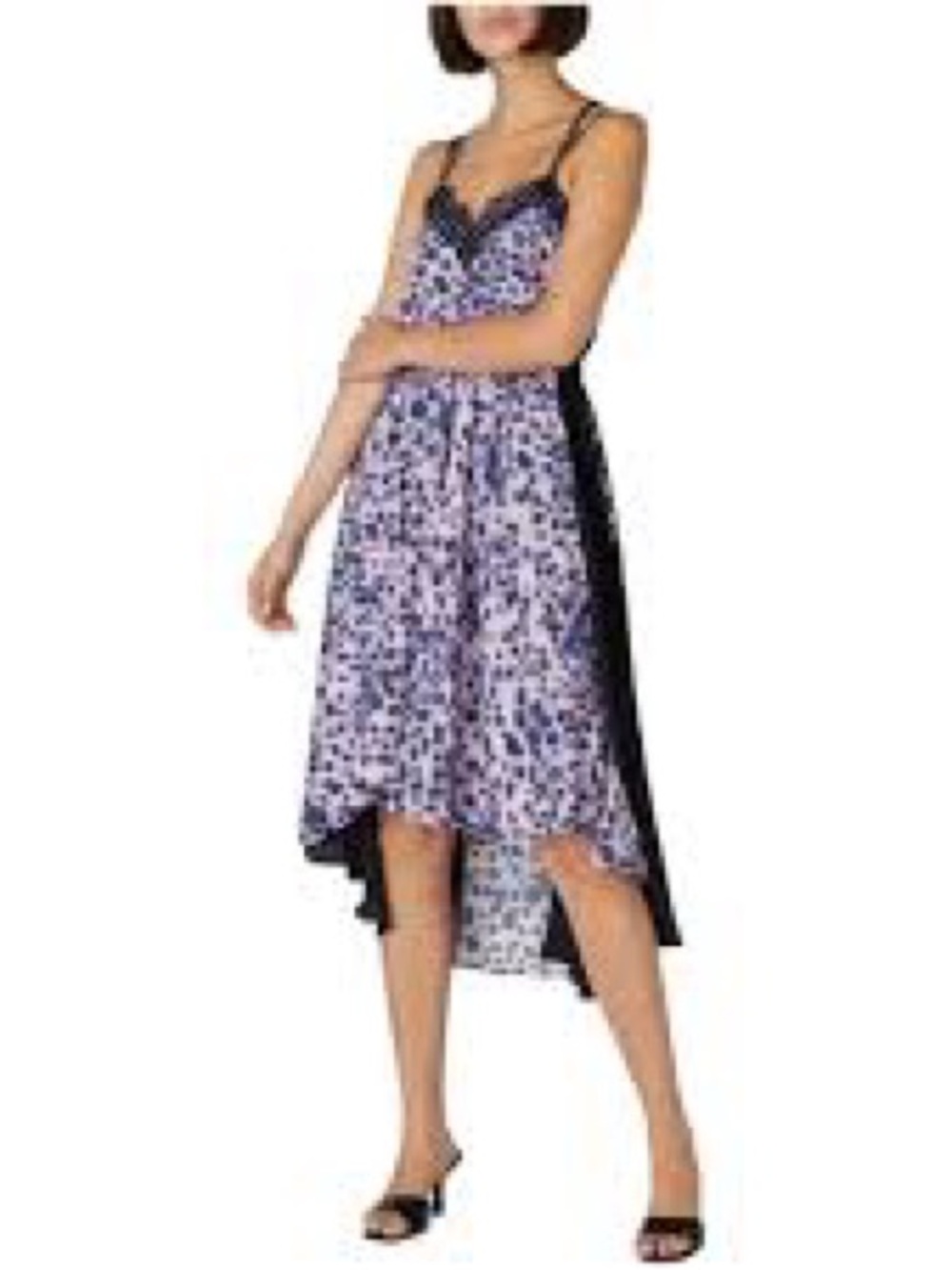 Koche Collective Purple Leopard Printed Dress